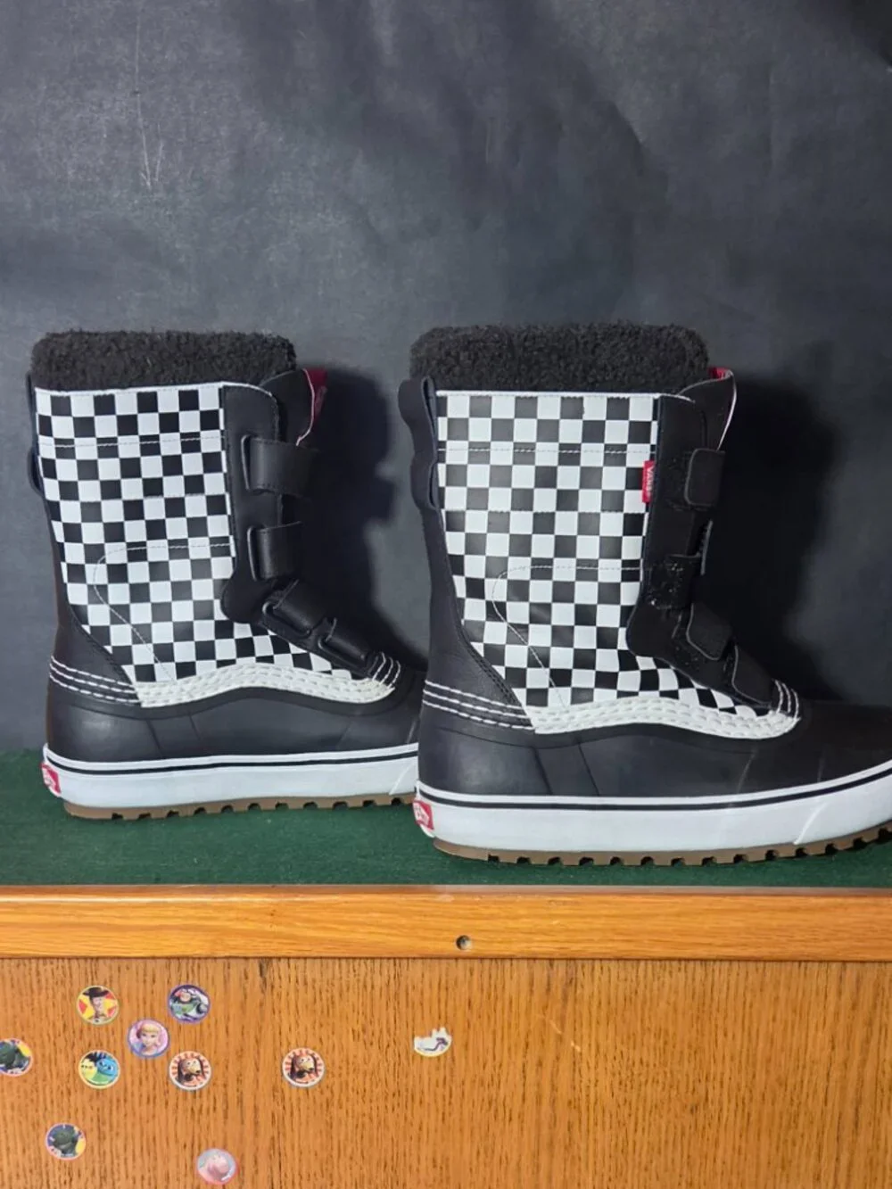 Vans Standard MTE Checkerboard Winter Boots Shearling Lined